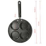 Non-stick Egg Dumpling Pan Breakfast Egg Burger Frying Pan - Image 7