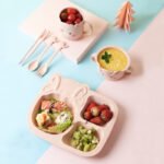 Set Baby Cartoon Dinosaur Tableware Childrens Dinnerware Set - Image 5