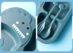 Set Baby Cartoon Dinosaur Tableware Childrens Dinnerware Set - Image 7