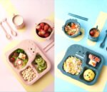 Set Baby Cartoon Dinosaur Tableware Childrens Dinnerware Set - Image 6