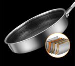 Stainless Stee Frying Pan Non-Stick Frying Pan - Image 5