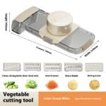 2in1 Multifunctional Vegetable Cutter For Cutting And Draining Vegetables Sturdy Food Chopper Convenient Dicer Kitchen Gadget - Image 6
