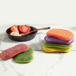 Dishwashing Sponge Block Kitchen Non-stick Oil Brush Pot Artifact - Image 3