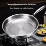 Pure Titanium Frying Pan Non-coated Non-stick Pan