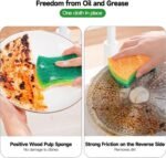 12 Pack Zero Scratch Scrub Sponges, 4 Pack, Non-Scratch Kitchen Sponges For Dishes And Cleaning - Image 8