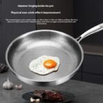 Pure Titanium Frying Pan Non-coated Non-stick Pan - Image 3