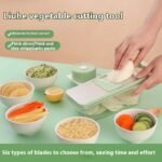 Kitchen Household Hand Guard Stainless Steel Multi-function Vegetable Chopper - Image 2