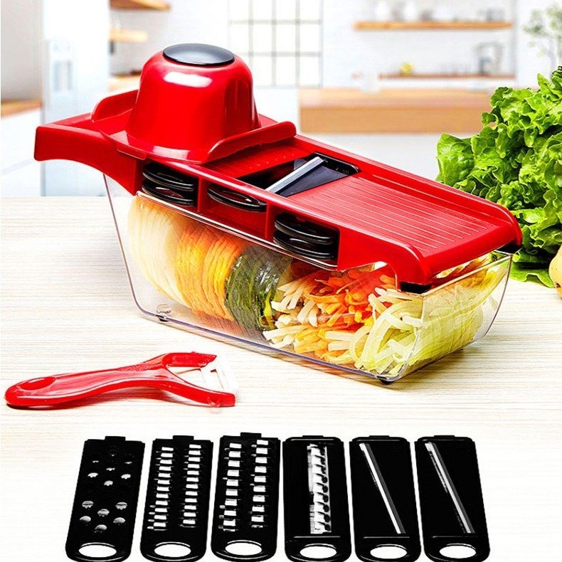 65eaf81e-abe2-432a-93e9-789521e7b92d.jpg Kitchen Multi-function Vegetable Chopper Potato Shredder - Image 1
