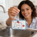 Strawberry Bear Dishwashing Sponge - Image 4