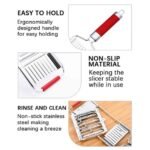 Multifunctional Vegetable Slicer Food Chopper Stainless Steel Kitchen Tools For Chop Up Various Fruits And Vegetables - Image 4