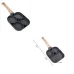 Non-stick Egg Dumpling Pan Breakfast Egg Burger Frying Pan - Image 8