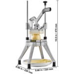 VEVOR Commercial Chopper Commercial Vegetable Chopper With 4 Blades Fruits Dicer - Image 7