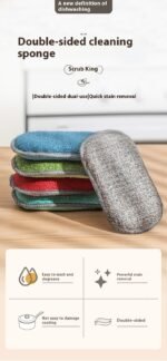Microfiber Thick Household Kitchen Dishwashing Spong Mop - Image 7