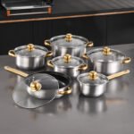 Stainless Steel Frying Pan Non-Stick Pan Frypan Set