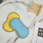 Dishwashing Sponge Double-sided Multifunctional Household Kitchen Scouring Pad - Image 2