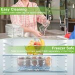 1Set Ice Chilled Condiment Caddy Serving Tray Container Bar Garnish Holder Salad Platter Server Food Storage With 5 Removable Containers 5 Lids 2 Tongs 5 Sporks - Image 4