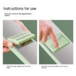 Multi-function Vegetable Chopper Household Stainless Steel Kitchen Grater - Image 5