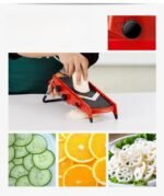 Manual Multi-function Vegetable Chopper Adjustable Thickness Slice - Image 8