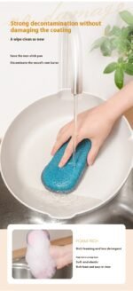 Microfiber Thick Household Kitchen Dishwashing Spong Mop - Image 9