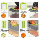 Nice Smart 15TLG Dicer Vegetable Slicer Shredder Manual Onion Chopper - Image 9